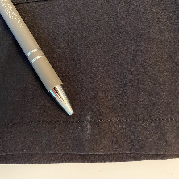 prAna Bliss Wide Leg Black Capri Pants Split Hem Drawstring  Small Nylon Outdoor - Picture 12 of 13